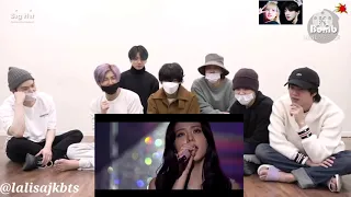 BTS Reaction to BLACKPINK - LOVE TO HATE ME + YOU NEVER KNOW | 2020-2021 [THE SHOW]