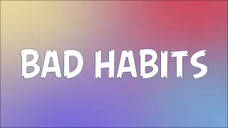 Ed Sheeran - Bad Habits ( Clean Lyrics )