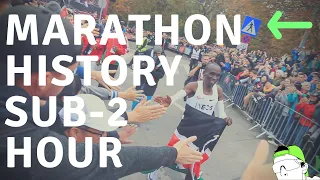 Eliud Kipchoge Breaks the 2-Hour Marathon Barrier