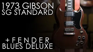 "Pick of the Day" - 1973 Gibson SG Standard and Fender Blues Deluxe