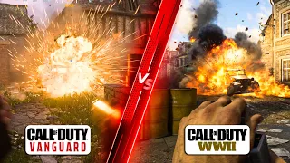 Call of Duty: Vanguard vs Call of Duty: WWII - Direct Comparison! Attention to Detail & Graphics!