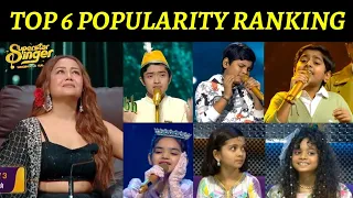 Shocking Popularity Ranking Of Superstar Singer Season 3 || This Week || Adharv, Shubh, Pihu