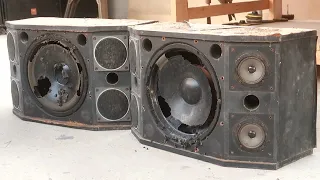 Restoration monitor speaker system // Restore speakers that have decayed over time