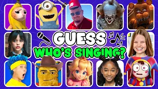 GUESS MEME & WHO'S SINGING🎤🎵Gegagedigedagedago, Wednesday, Pomni, Banana Cat, Salish Matter, Skibidi