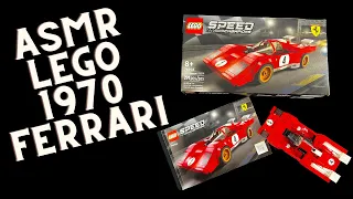 ASMR LEGO 1970 FERRARI full building (no talking ASMR)