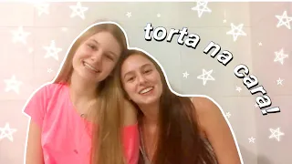 TORTA NA CARA | com minha melhor amiga!