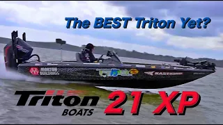 My Favorite Bass Boat Yet!  All New Triton 21XP Boat Walkthrough