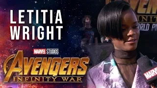 Letitia Wright Live from the Avengers: Infinity War Premiere