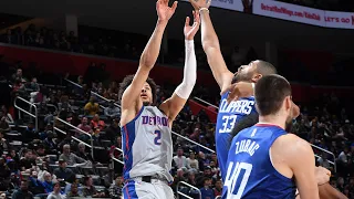 Detroit Pistons Highlights | Cade Cunningham records 23 PTS, 10 AST, 9 REB vs. LA Clippers