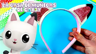 ¡Conviértete en el gato favorito con las vinchas de bricolaje! | LA CASA DE MUÑECAS DE GABBY