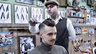 💈 ASMR BARBER - The SCUMBAG BOOGIE - Skin Fade, 50's HAIRCUT