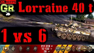 World of Tanks Lorraine 40 t Replay - 11 Kills 5.2K DMG(Patch 1.4.0)