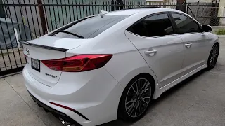 2018 Elantra Sport 1.6T with custom exhaust