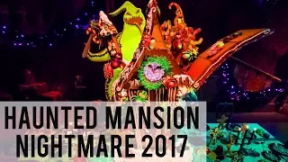 Haunted Mansion Nightmare Before Christmas 2017 - Full Ride POV