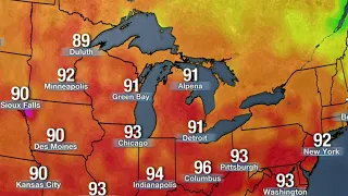 Metro Detroit weather: Air Quality Alert Monday with more 90 degree weather, July 5, 2020, 11 p....