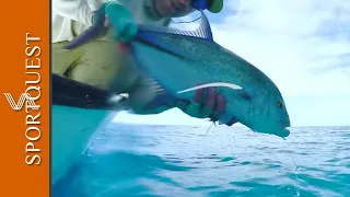 Fly Fishing For GT, Bluefin Trevally, Permit and more at Astove Atoll 🐠