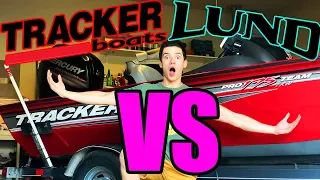 Tracker VS Lund Bass Boats! (Top 5 Differences!) WATCH BEFORE BUYING!