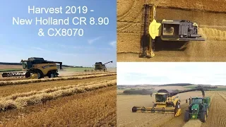 Harvest 2019 - New Holland CR 8.90 & CX8070