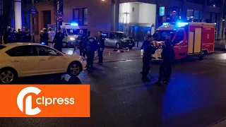 La police (SUGE) ouvre le feu sur un homme avec une arme blanche (3 mai 2024, Paris, France) [4K]