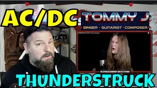 OLDSKULENERD REACTION | THUNDERSTRUCK (AC/DC) - Tommy Johansson