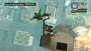 GTA San Andreas Wasted Funny Die!!! Fails in the tower of san fiero!!!
