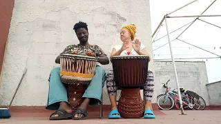 Démonstration de djembe Mariagbé et Kaman México