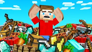 Playing MINECRAFT But You DROP ALL YOUR STUFF!