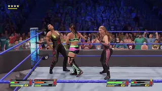 WWE 2K22 Universe Mode SmackDown Week 6 Natalya & Tamina VS Shotzi & Tegan Nox Part 2