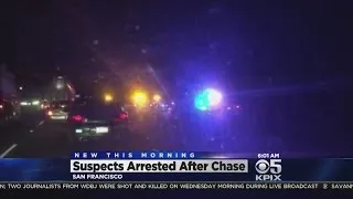 High Speed Chase Across Bay Area Ends In 2 Arrested