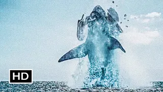Feeding Time! - THE BLACK DEMON Movie Clip (2023) Megalodon Shark Horror Movie
