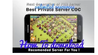 How to download clash of clans mod game with unlimited resources in a minute in hindi