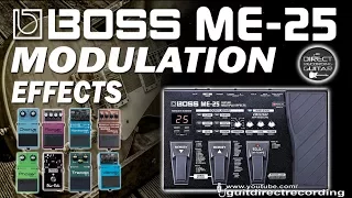 BOSS ME-25 MODULATION Effects - Chorus, phaser, flanger, harmonist, univibe...