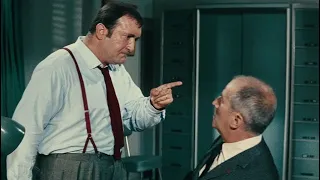 Fantômas. Film de 1964. (André Hunebelle). L’interrogatoire du commissaire Paul Juve.