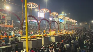 DASHASHWAMEDH GHAT evening aarti 2#ganga #gangaaarti #gangaghat #gangaji #gangariver #varanasi #boat