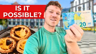 €20 Madeira Budget Food Challenge 🇵🇹 Authentic Portuguese Food