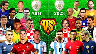 2014 WORLD CUP LEGENDS vs 2022 WORLD CUP LEGENDS 🔥ULTIMATE VS🔥 (Ronaldo, Messi, Neymar, Modric)