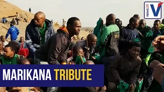 WATCH: Miners pay tribute to the lives lost during Marikana massacre