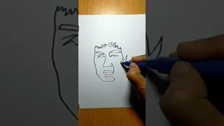 How To Draw Bruce Lee Portrait #shorts #YTshorts #trending #viral | Easy Drawings | Magic Drawings