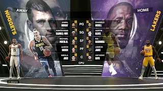 NBA 2K24 - Denver Nuggets @ Los Angeles Lakers - 2024 NBA Playoffs Game 6