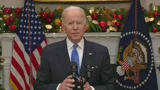President Biden full statement on Omicron variant: raw video
