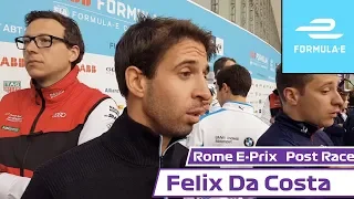Antonio Felix Da Costa Post Race interview Rome E-Prix