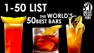 The World's 50 Best Bars 2019 - List in Pictures