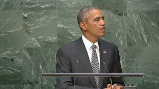 The President Speaks at the 2030 Agenda for Sustainable Development Goals