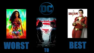 RANKING Every DCEU Movie Worst to Best!