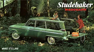 1963 Studebaker Wagonaire, the wagon with the sliding steel roof ￼