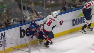 Alex Ovechkin's big hit against Mayfield from Islanders (11 mar 2023)