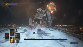 Dark Souls III Sister Friede & Father Ariandel boss fight with gael [HD 1080p 60fps]