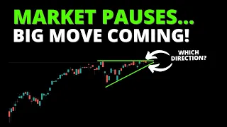 MARKET PAUSES... BIG MOVE COMING! (S&P500, SPY, QQQ, DIA, IWM, ARKK, BTC)