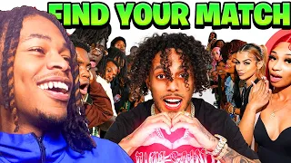 SNSKingBash Reacts To Find Your Match! | 12 Girls & 12 Boys Miami!