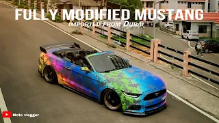 Dubai ൽ നിന്നും പറന്നെത്തിയ Fully Modified Mustang 🥵